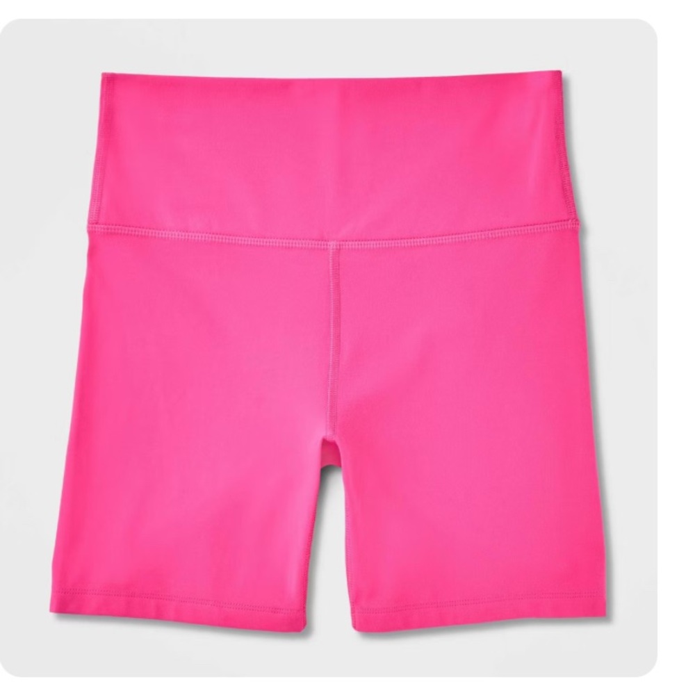 All in Motion Fuchsia High-Rise Shorts